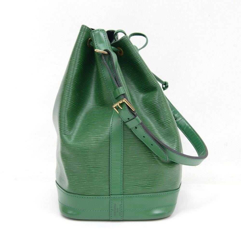 LOUIS VUITTON Noe Large Green Epi Leather Vintage Shoulder Bag