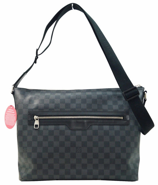 Louis Vuitton Mick MM Crossbody Messenger Bag In Damier Graphite