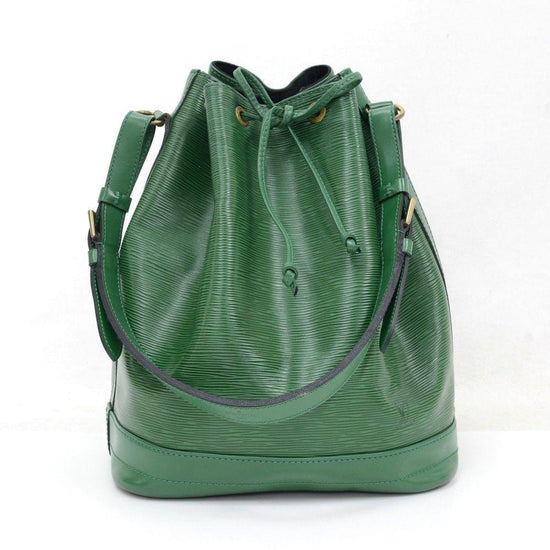 LOUIS VUITTON NOE EPI Blue Green Bicolor Shoulder Bag No.946-e