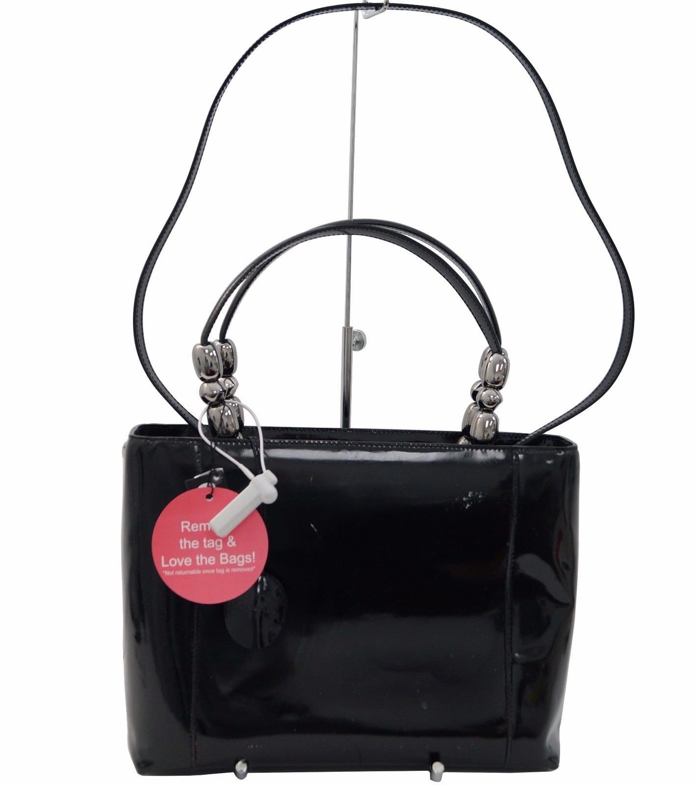 Christian Dior Handbags - Maris Pearl Black Patent Leather Bag