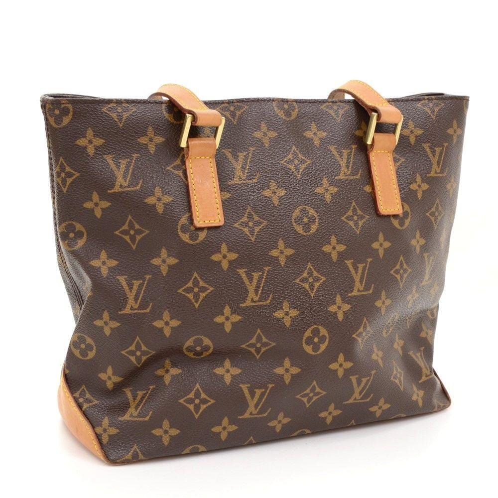 LOUIS VUITTON Cabas Piano Monogram Canvas Shoulder Handbag