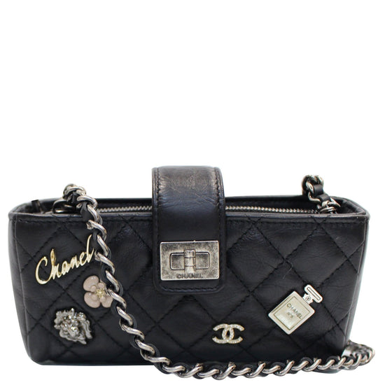 Chanel Reissue Lucky Charm Quilted Leather Bag Black