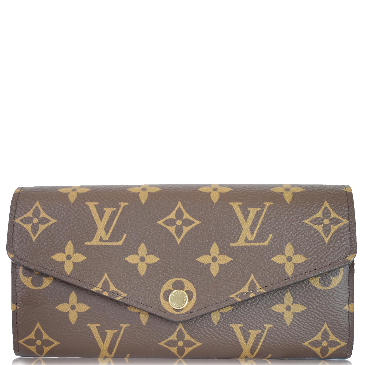 Louis Vuitton Monogram Canvas Sarah Wallet (SHF-6H5ZIo) – LuxeDH