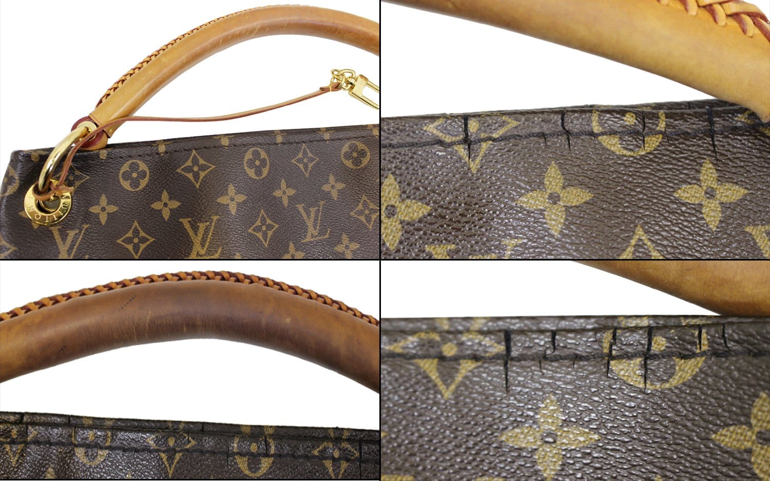 Louis Vuitton Croissant PM petite shoulderbag monogram vachetta