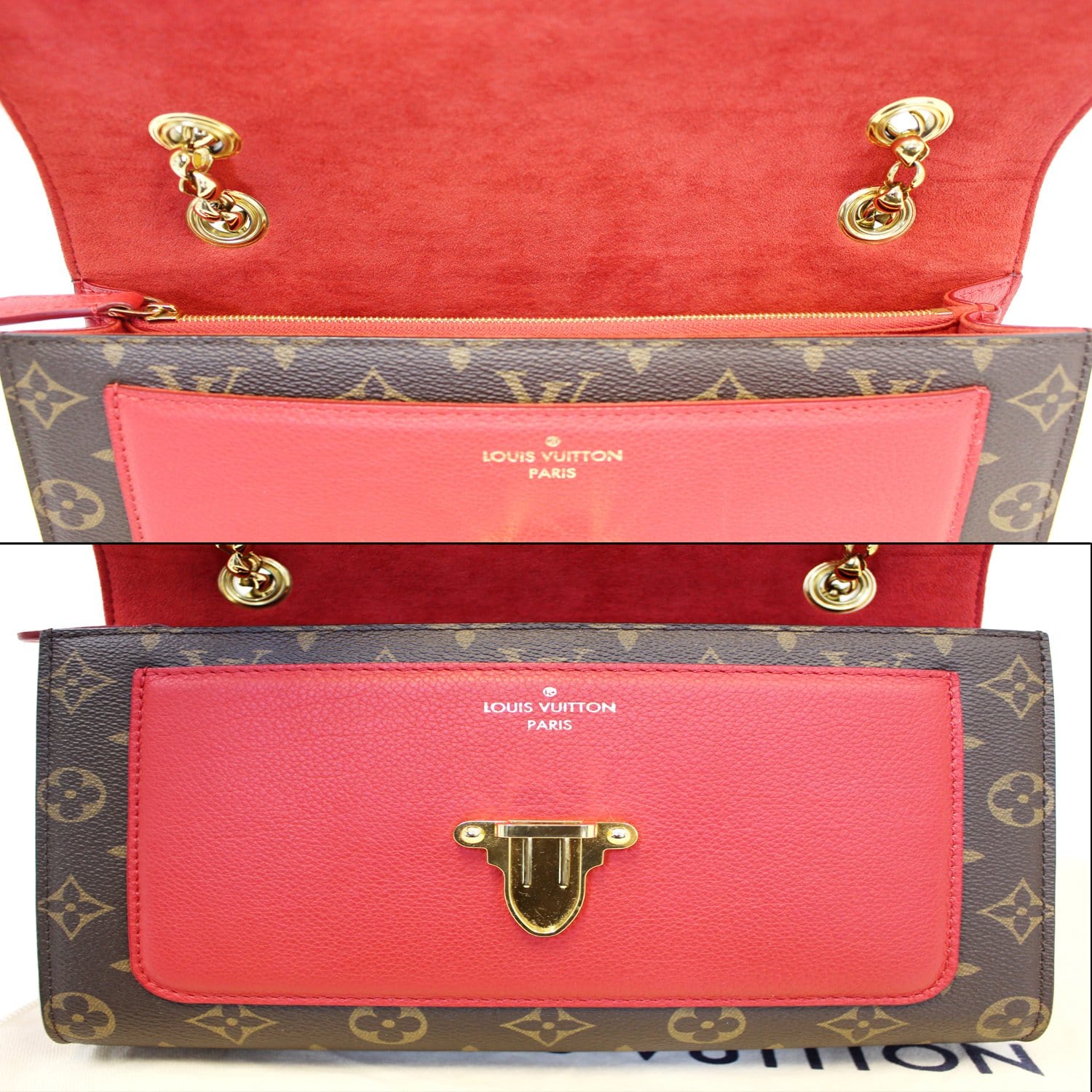 LOUIS VUITTON Victoire Cerise Monogram Canvas Shoulder Bag