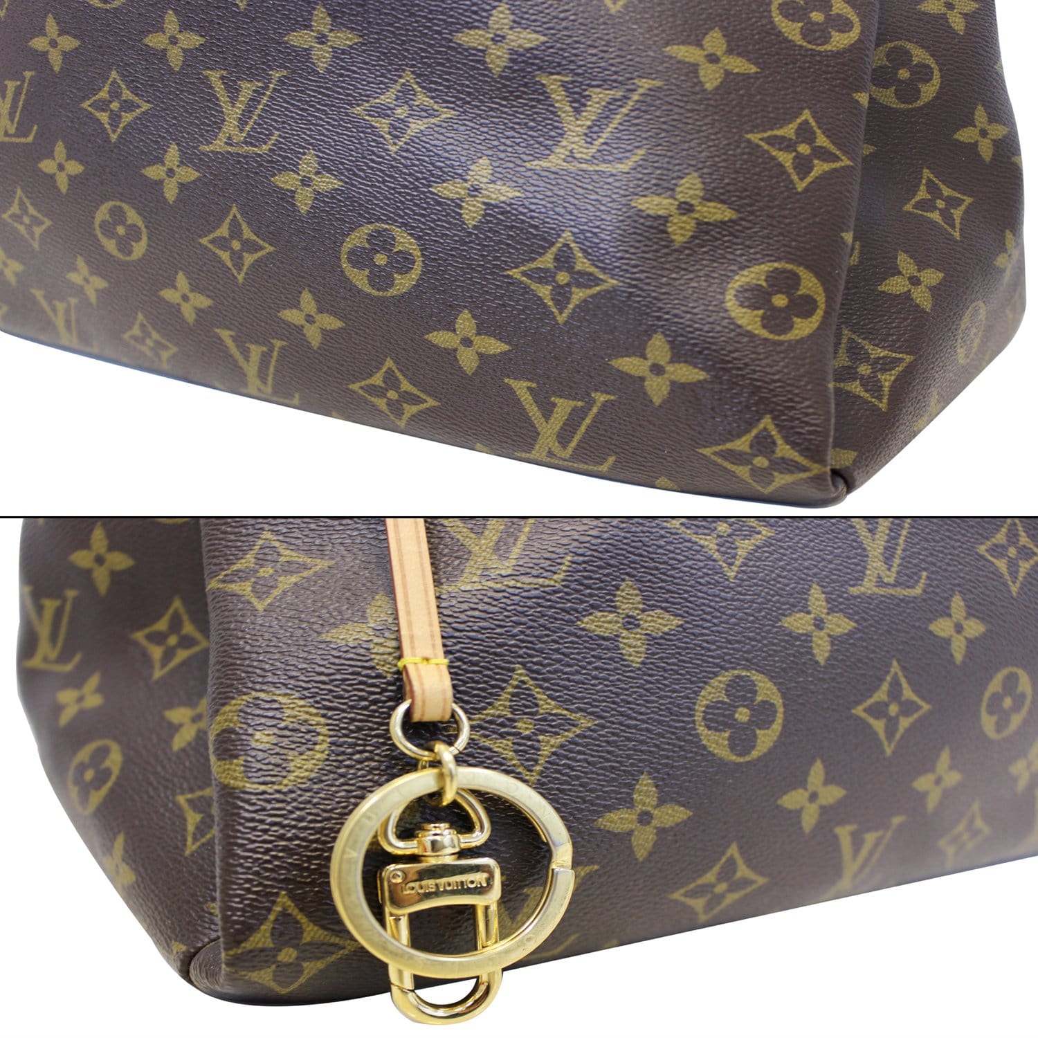 Louis Vuitton Monogram Delightful MM Shoulder Bag Brown M50157 Free  Shipping