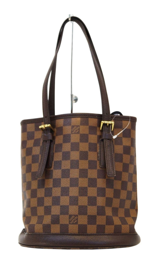 Louis Vuitton Damier Ebene Marais Bucket Bag. DC: AR0928. Made in France.  With dustbag ❤️ - Canon E-Bags Prime