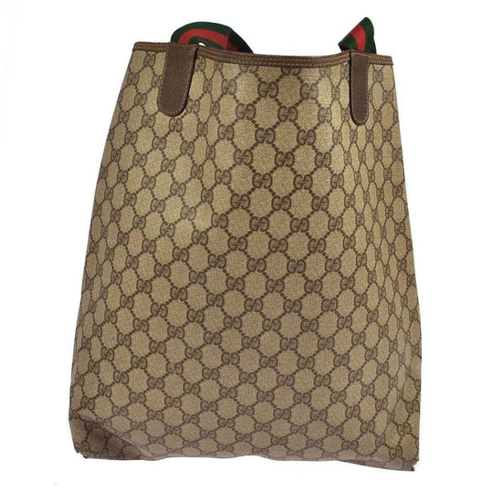 Handbag Gucci Brown in Plastic - 35883449