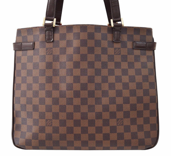 Authentic Louis Vuitton Damier Uzes Shoulder Tote Bag Purse N51128 LV 1340F