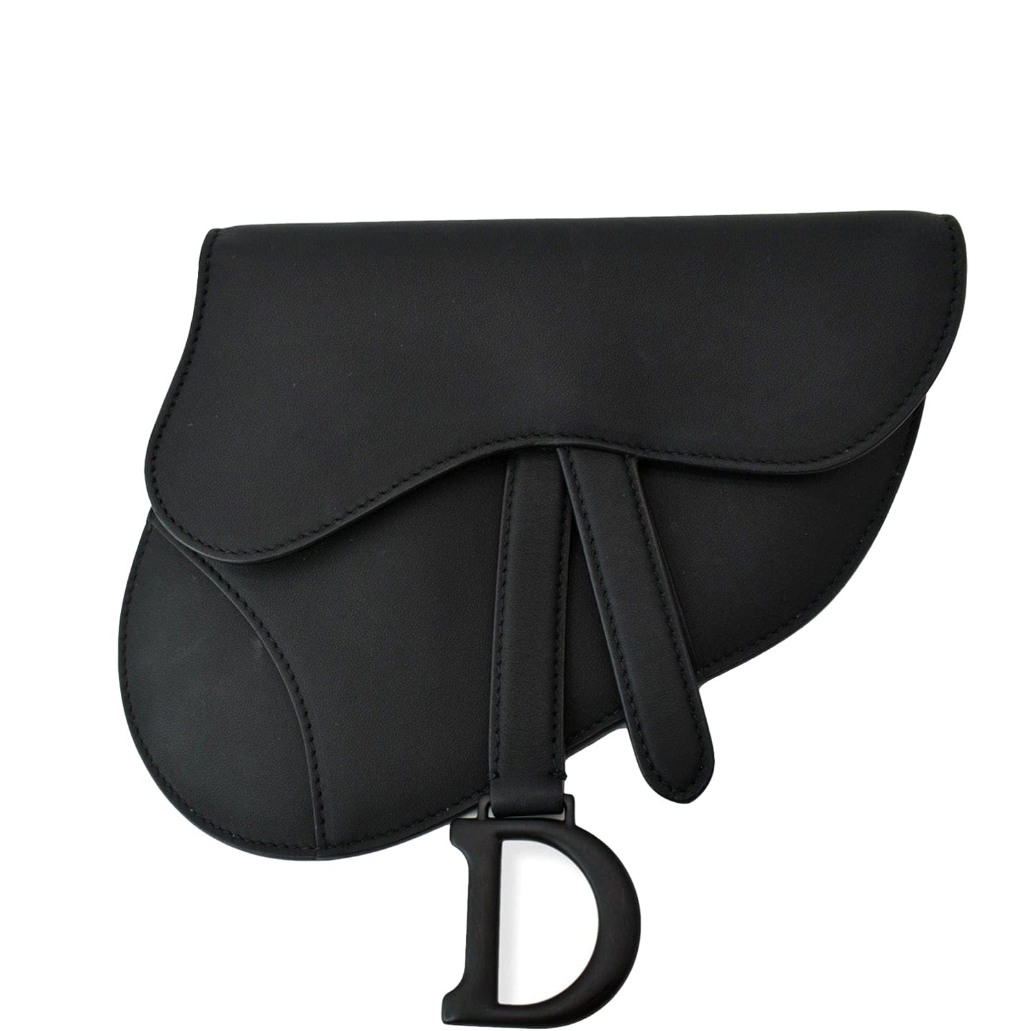 Christian Dior Mens Saddle Bag Black Leather – Luxe Collective