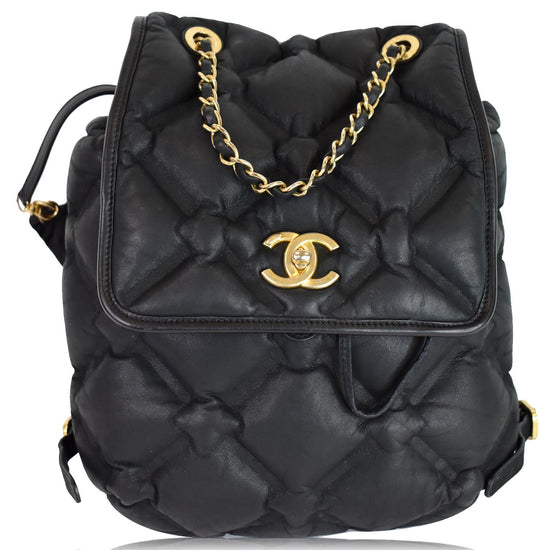 Chanel Chesterfield Quilted Calfskin Shoulder Backpack