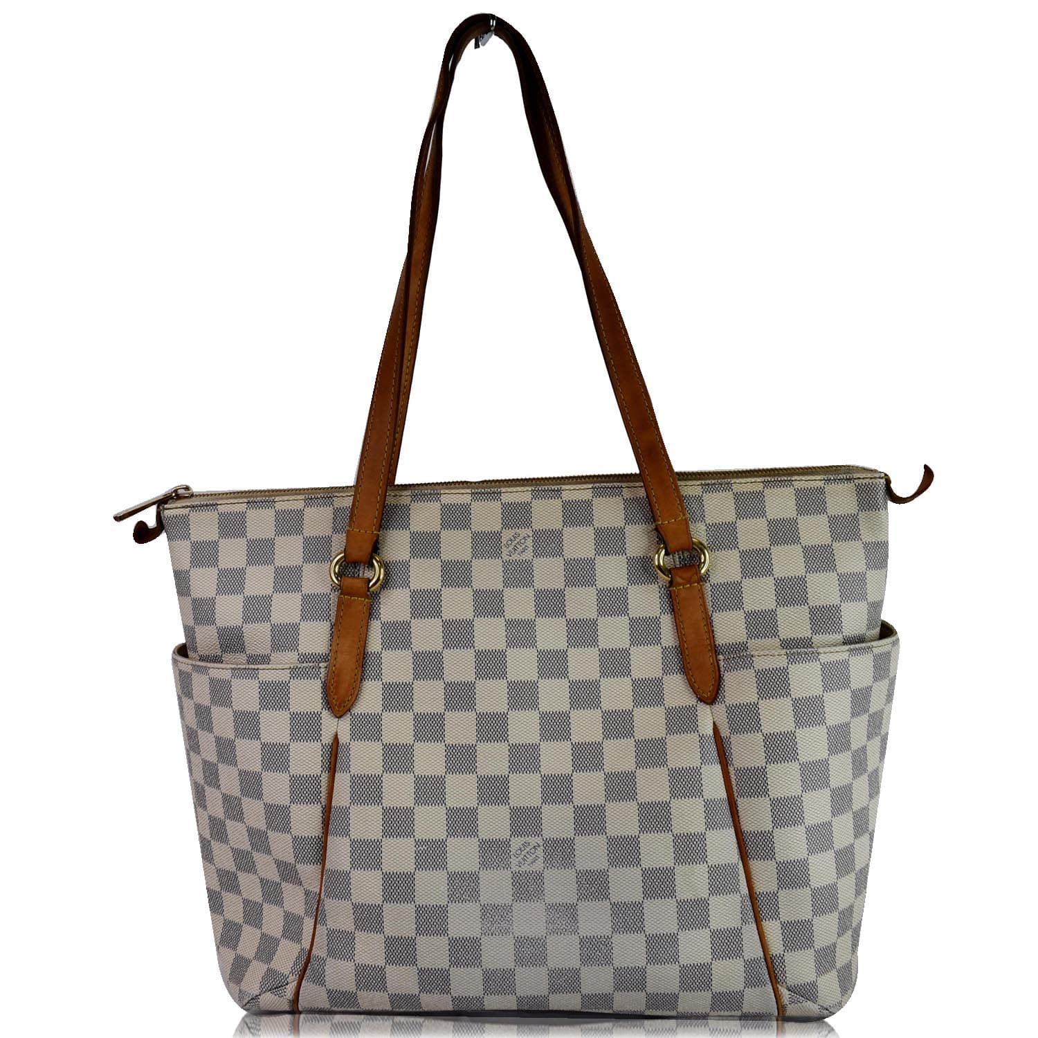 Louis Vuitton Totally MM Damier Azur Canvas Tote on SALE