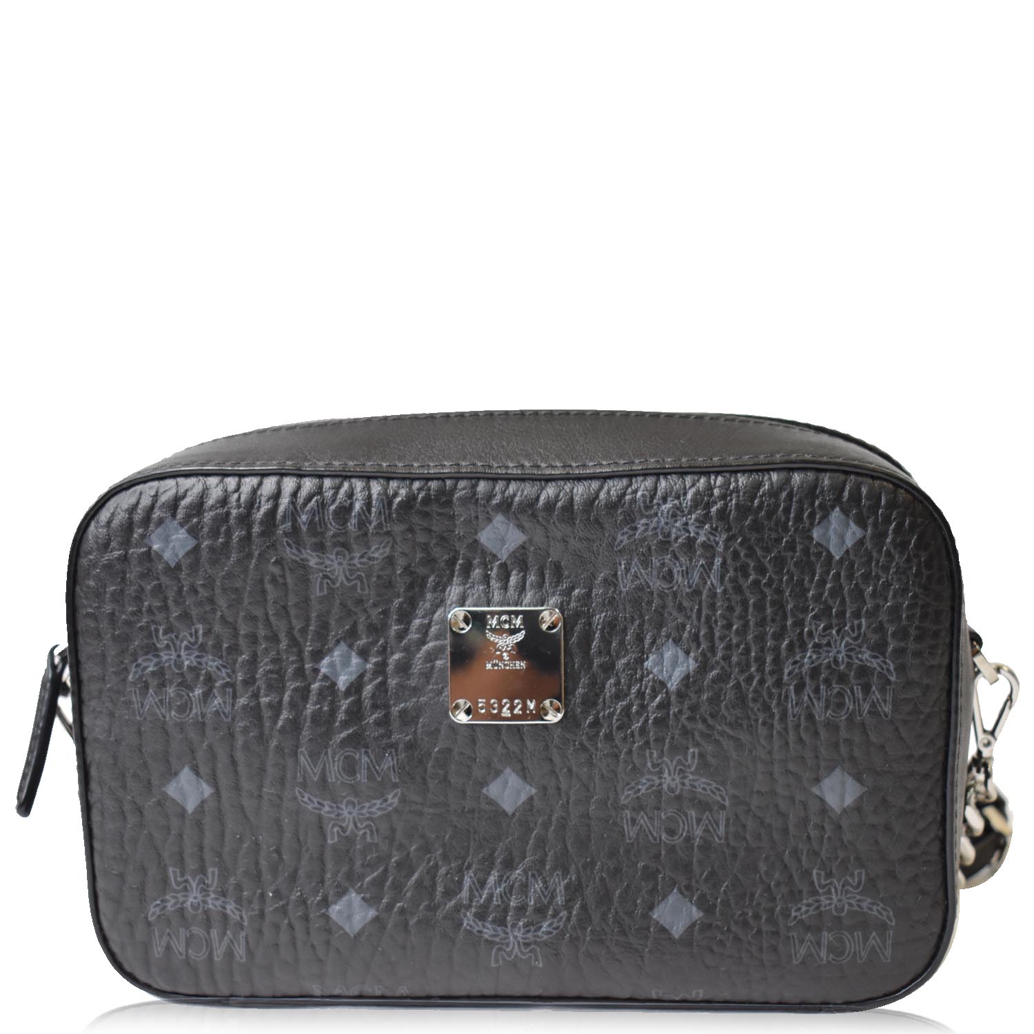 Mcm Visetos Original Pouch - Black