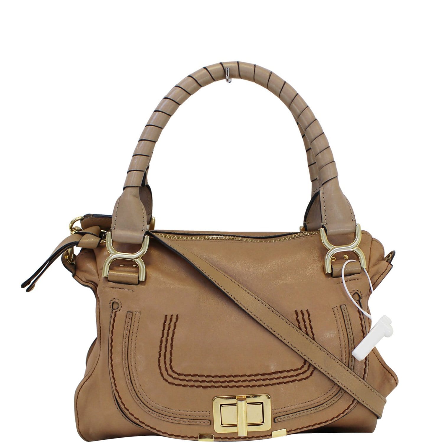 Chloe Marcie Bag Lock 2way Leather - Chloe Satchel Bag