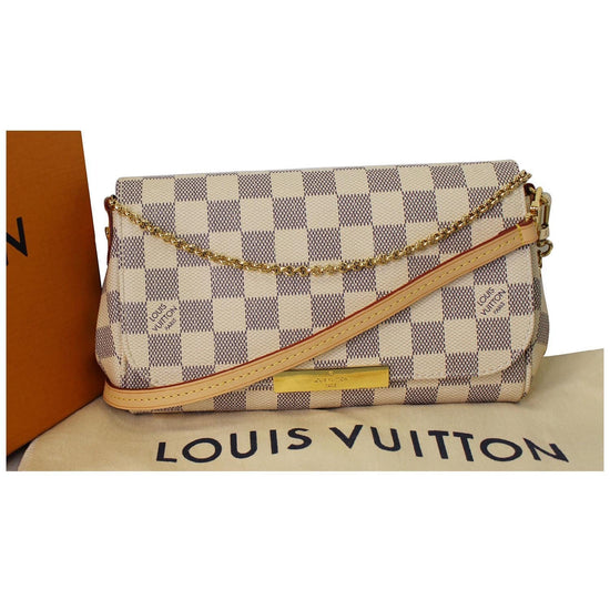 LOUIS VUITTON DAMIER AZUR FAVORITE PM SHOULDER BAG - CRTBLNCHSHP