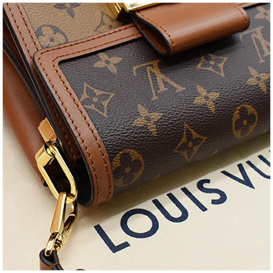 LOUIS VUITTON LV Mini Dauphine Shoulder Bag Monogram Reverse BN M45959  357RC855 