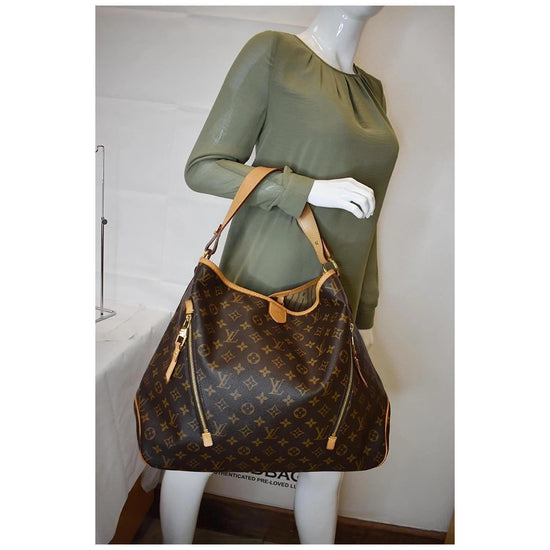 Louis Vuitton Delightful GM Tote Monogram Canvas Shoulder With Insert Bag  Pre owned Brown Cloth ref.674124 - Joli Closet