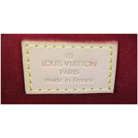 Louis Vuitton Monogram Vernis Bellevue GM Pomme d’ Amour. Made in France.