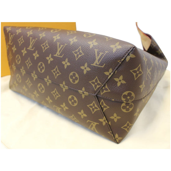 LOUIS VUITTON Monogram Flower Hobo Black 347029