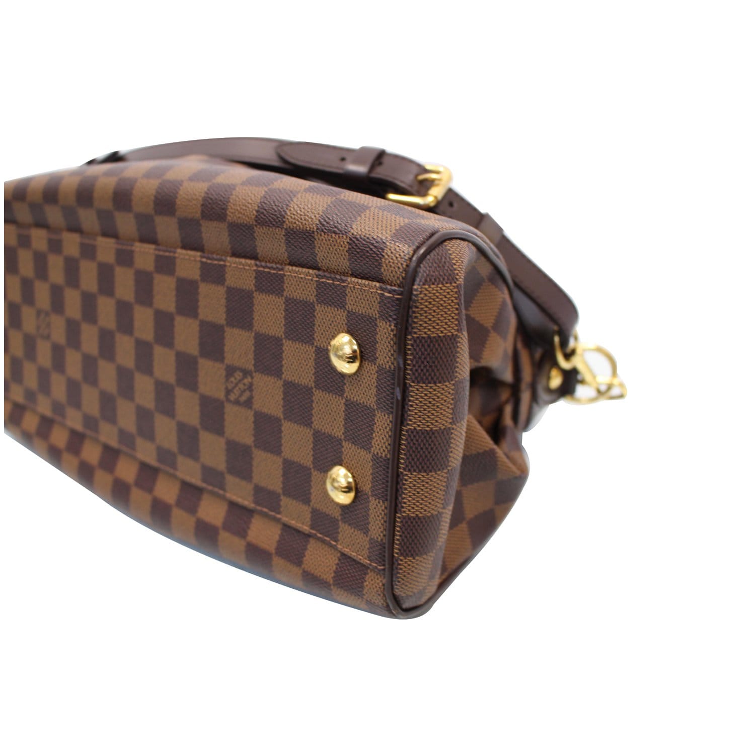 LOUIS VUITTON Trevi PM Damier Ebene Shoulder Bag Brown