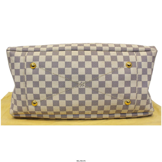 Louis Vuitton Artsy Handbag Damier MM White 23412046