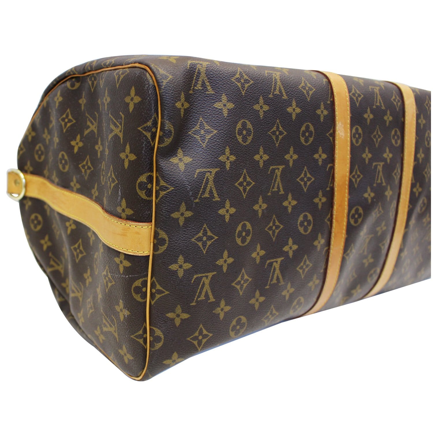 LOUIS VUITTON Keepall Bandouliere 55 Monogram Canvas Travel Bag-US