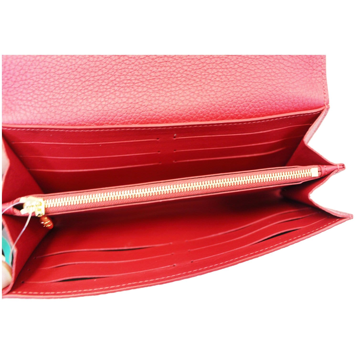 Louis Vuitton Capucines Taurillon Leather Wallet Scarlet-US