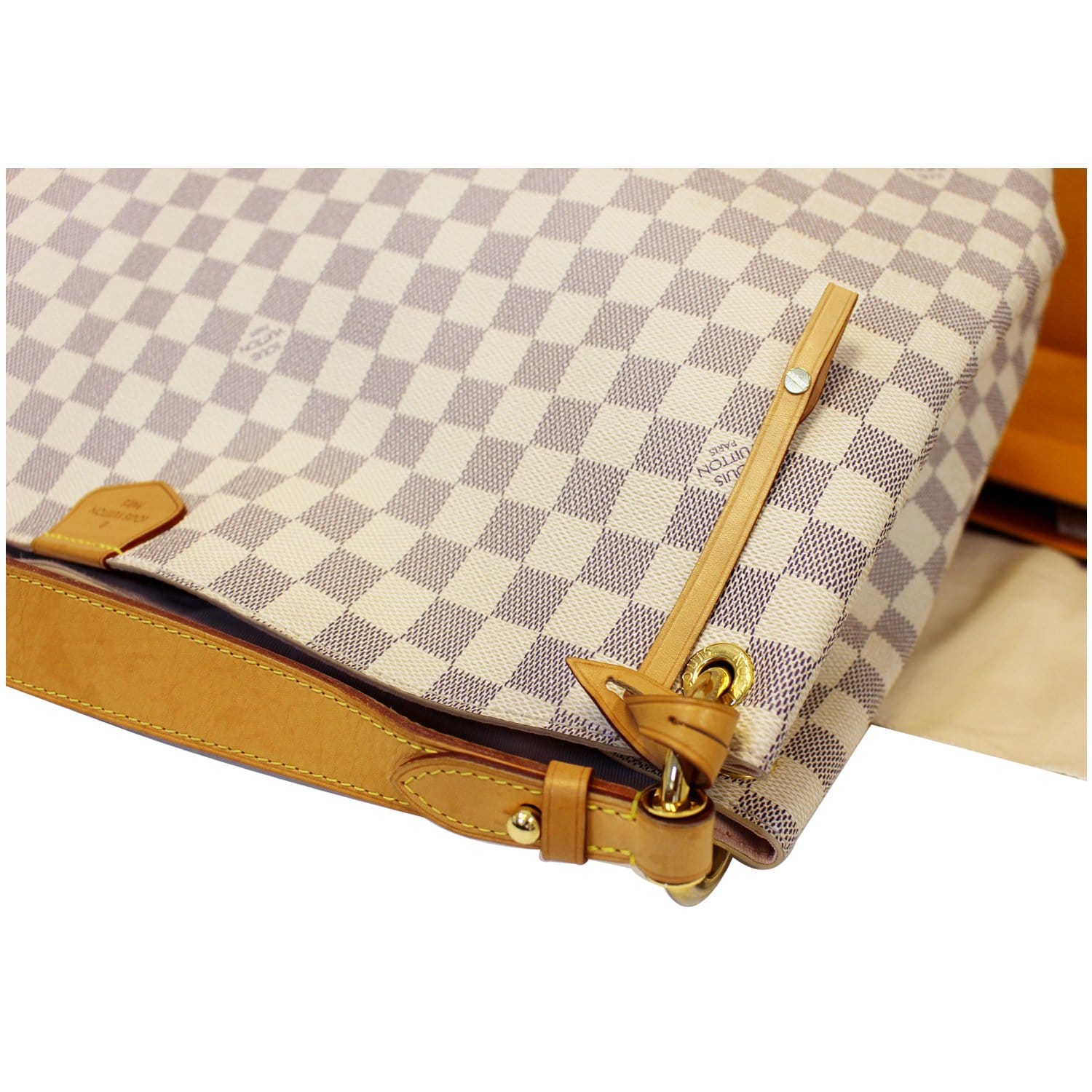 Louis Vuitton Graceful MM - Lv Damier Azur Shoulder Bag