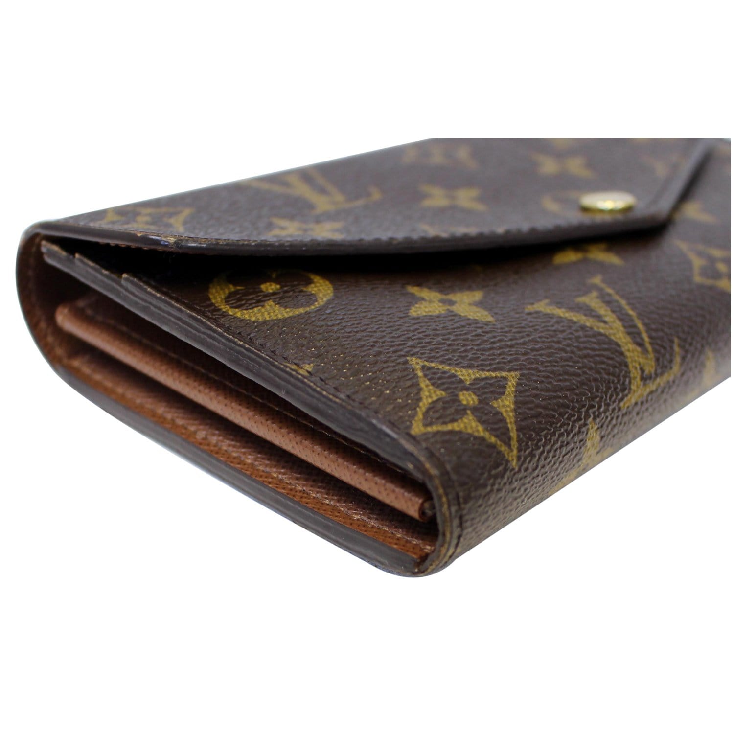 LOUIS VUITTON Sarah NM Monogram Canvas Wallet Brown-US