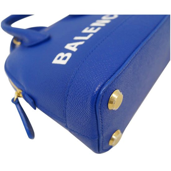 Balenciaga XXS Ville Top Handle Bag in Light Blue Calfskin Leather  Pony-style calfskin ref.679364 - Joli Closet