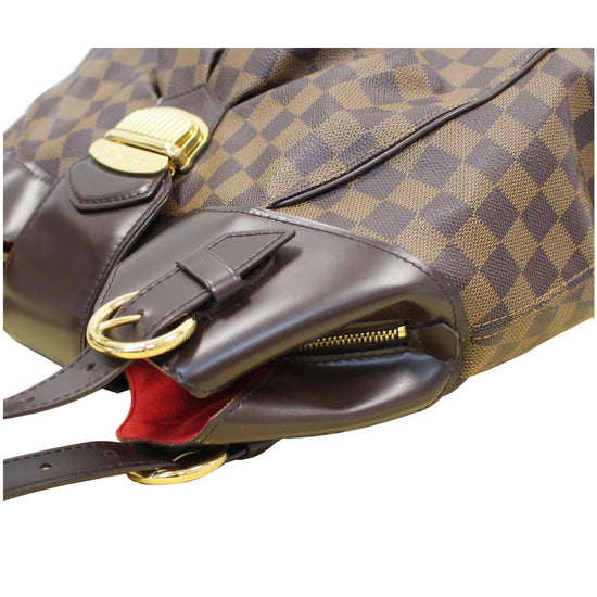 LOUIS VUITTON DAMIER EBENE SISTINA GM SHOULDER BAG - CRTBLNCHSHP