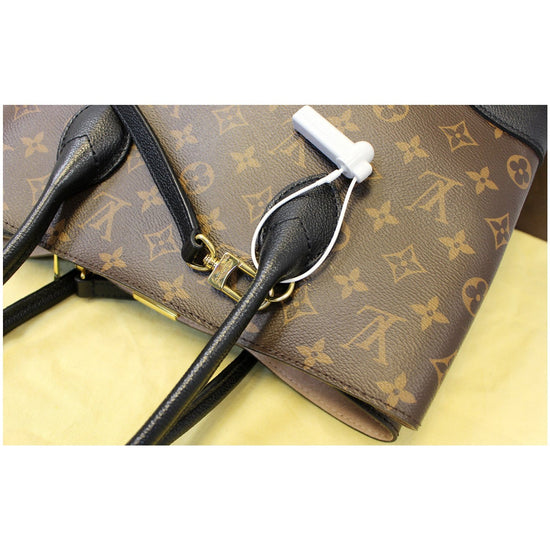 Louis+Vuitton+Flandrin+Shoulder+Bag+Black%2FBrown+Canvas for sale online