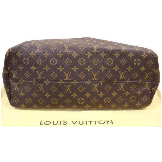 LOUIS VUITTON Shoulder Bag M51372 Raspail Monogram canvas Brown Women –