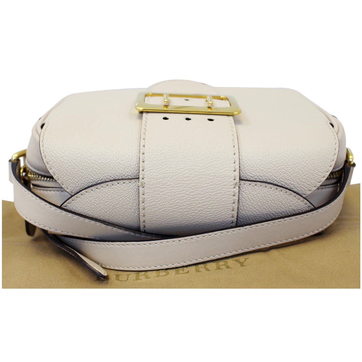 Burberry Crossbody Bag - Burberry Buckle Limestone