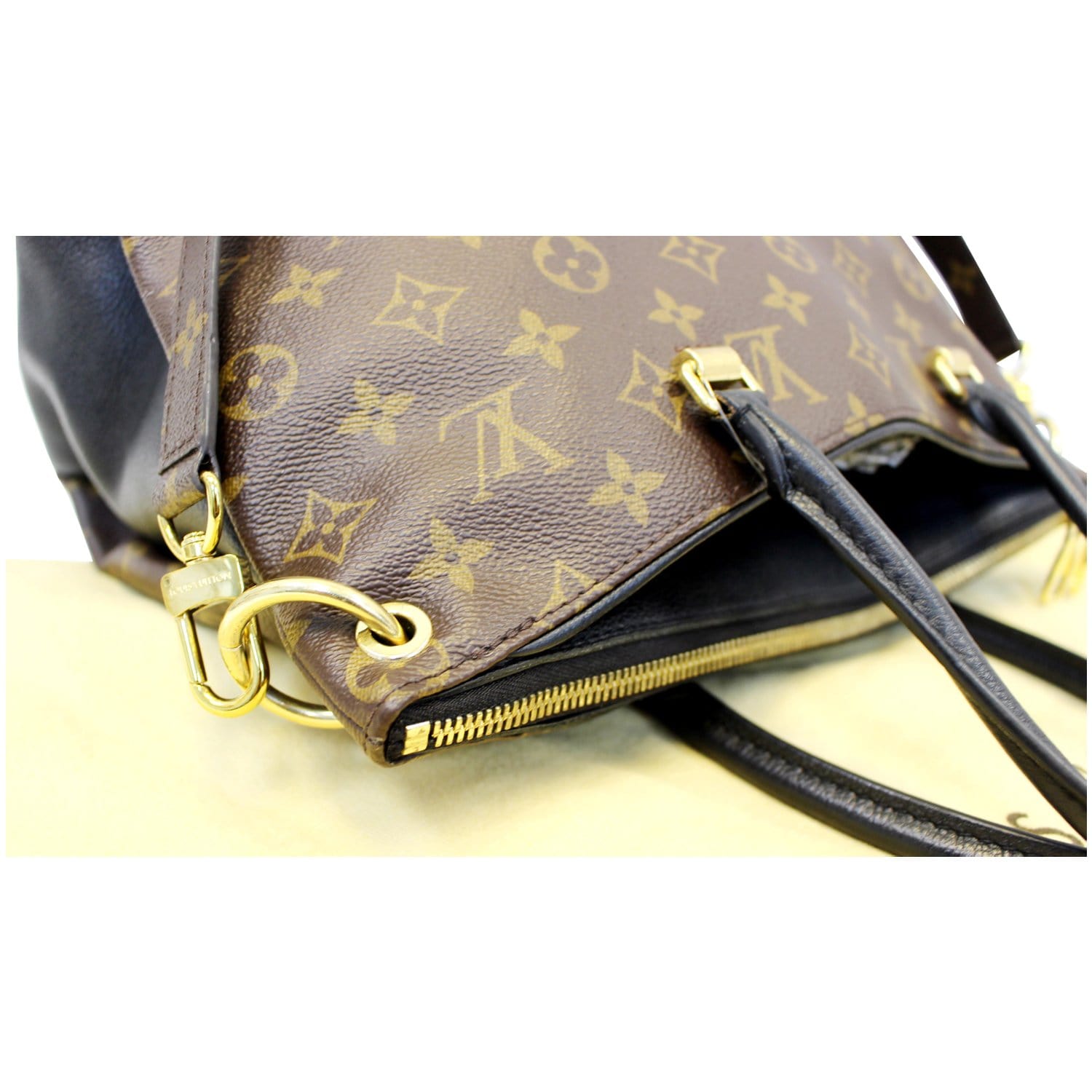 Louis Vuitton Noir Monogram Canvas Tournelle PM Bag - Yoogi's Closet