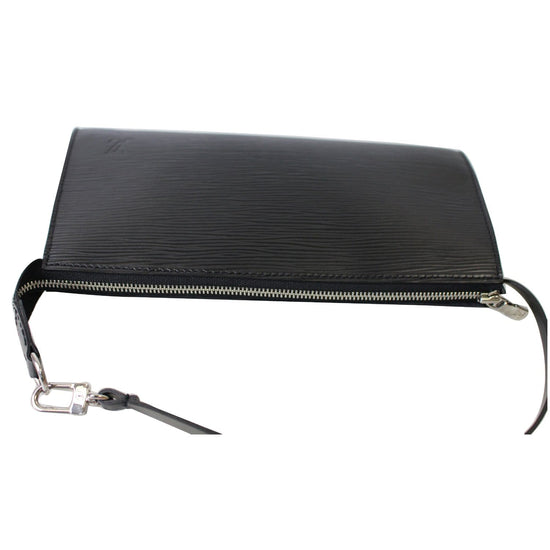 Pochette accessoire leather handbag Louis Vuitton Purple in Leather -  31312302