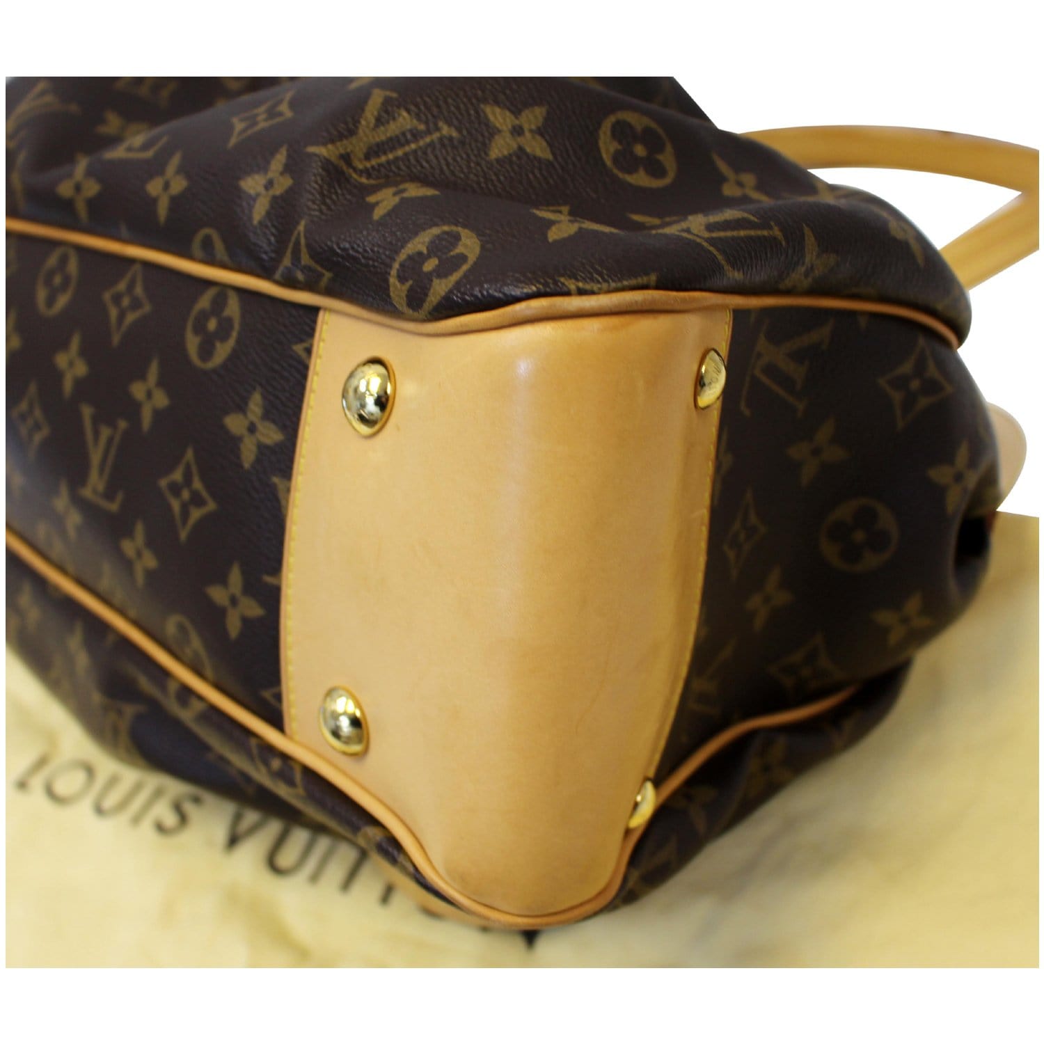 LOUIS VUITTON Boetie MM Monogram Canvas Shoulder Bag Brown-US