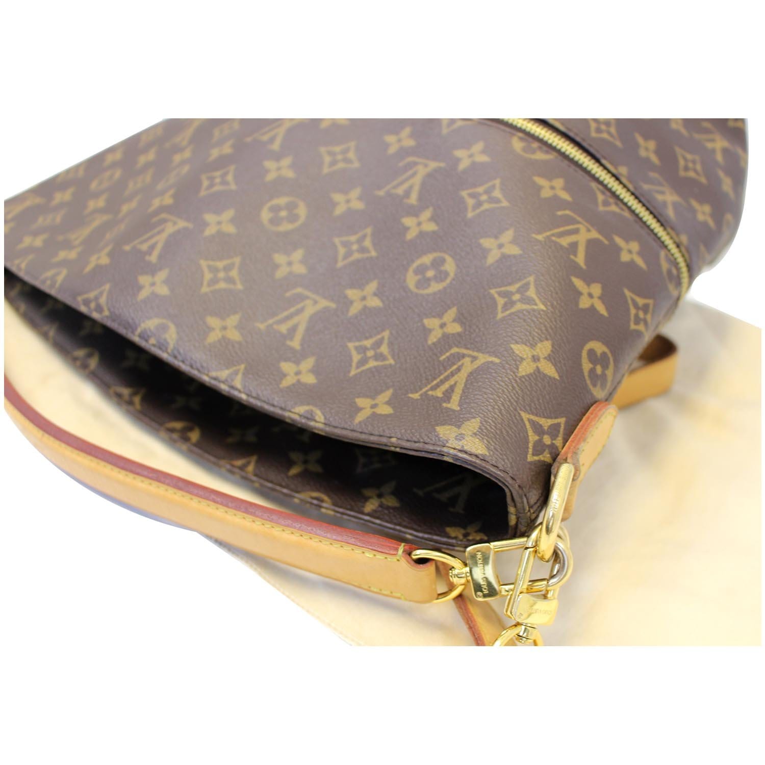 Louis Vuitton Melie Monogram Brown in Coated Canvas/Leather with