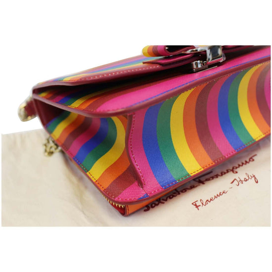 Salvatore ferragamo clearance rainbow bag