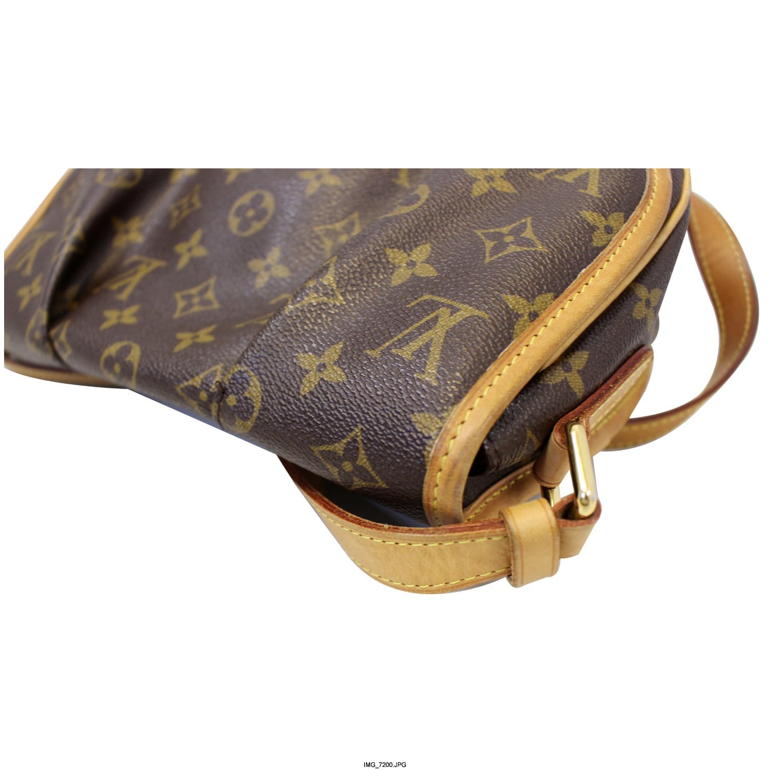 LOUIS VUITTON Menilmontant PM Monogram Canvas Shoulder Crossbody Bag-US