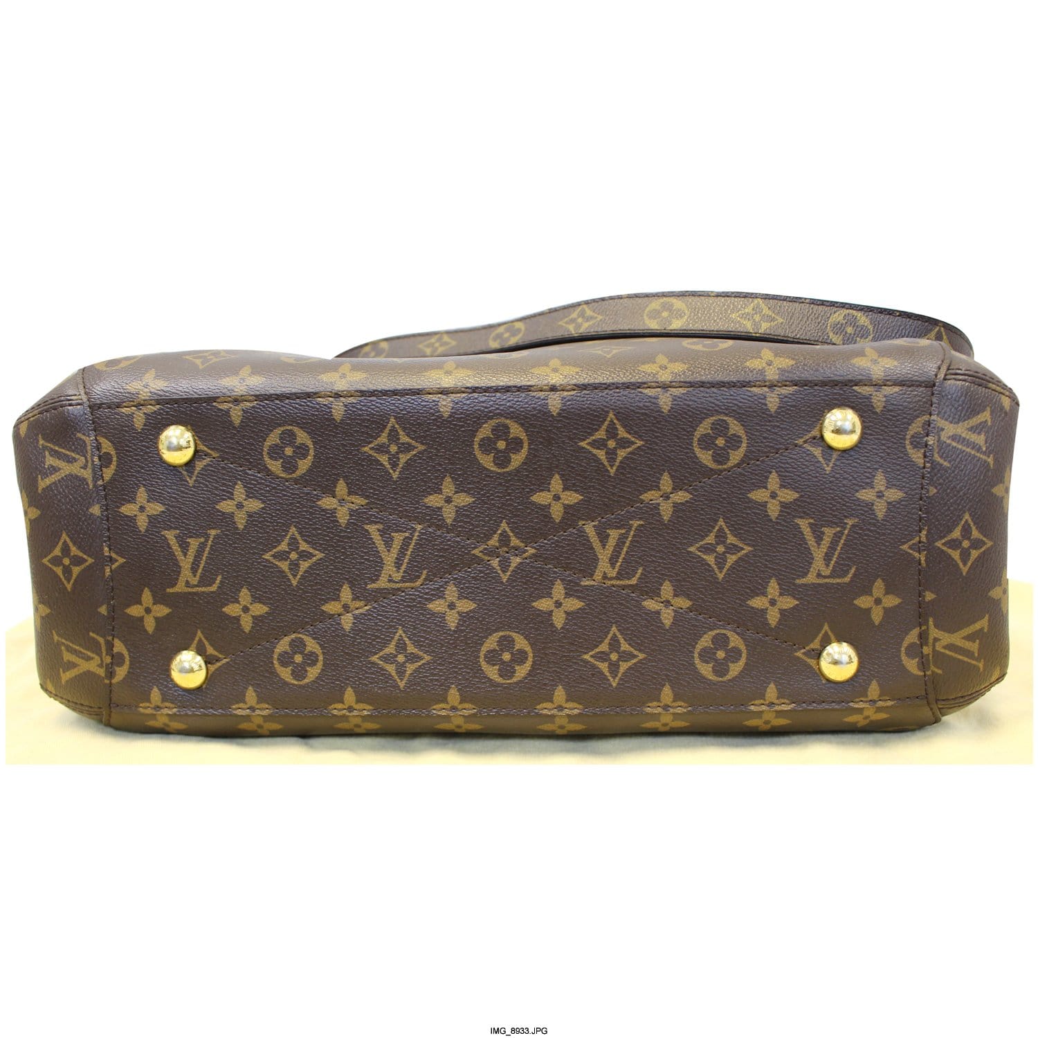 LOUIS VUITTON Montaigne GM Monogram Canvas Shoulder Handbag-US