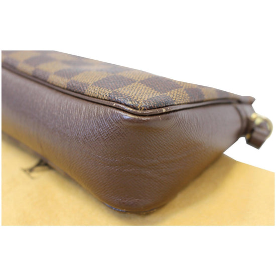 RvceShops Revival, LOUIS VUITTON Damier Ebene Truth Makeup Pouch Brown