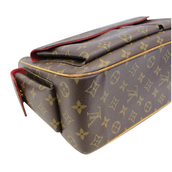 Louis Vuitton - Authenticated Multipli Cité Handbag - Cloth Brown for Women, Good Condition