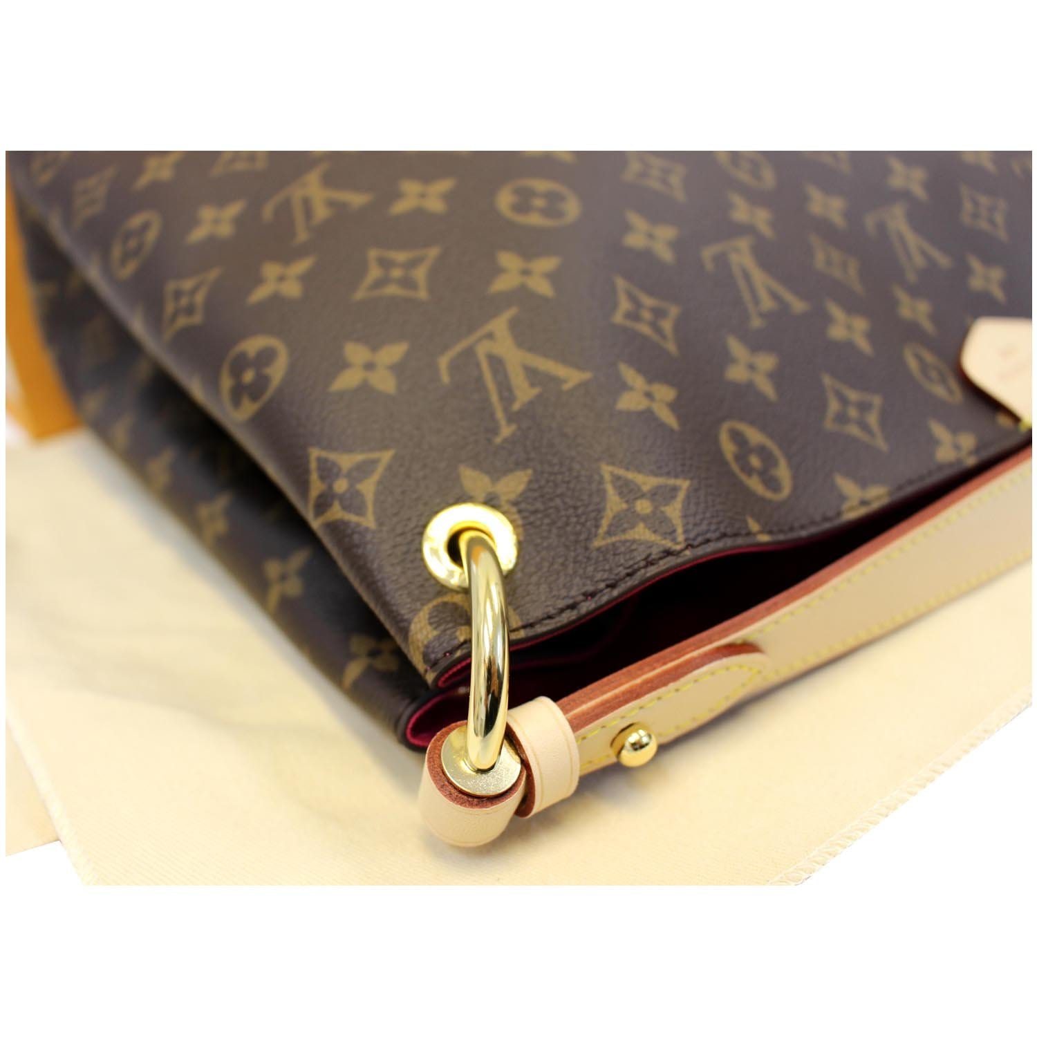 LOUIS VUITTON Graceful MM Monogram Canvas Shoulder Bag-US