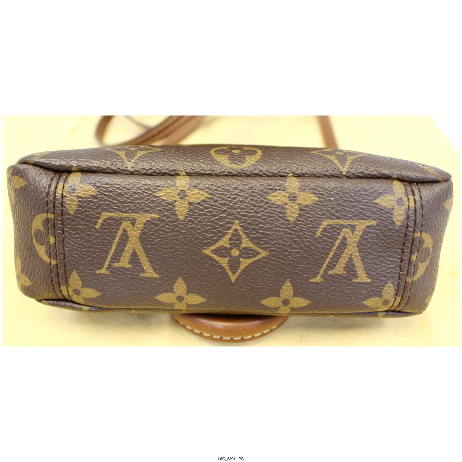 LOUIS VUITTON Nano Pallas Monogram Canvas Shoulder Crossbody Bag-US