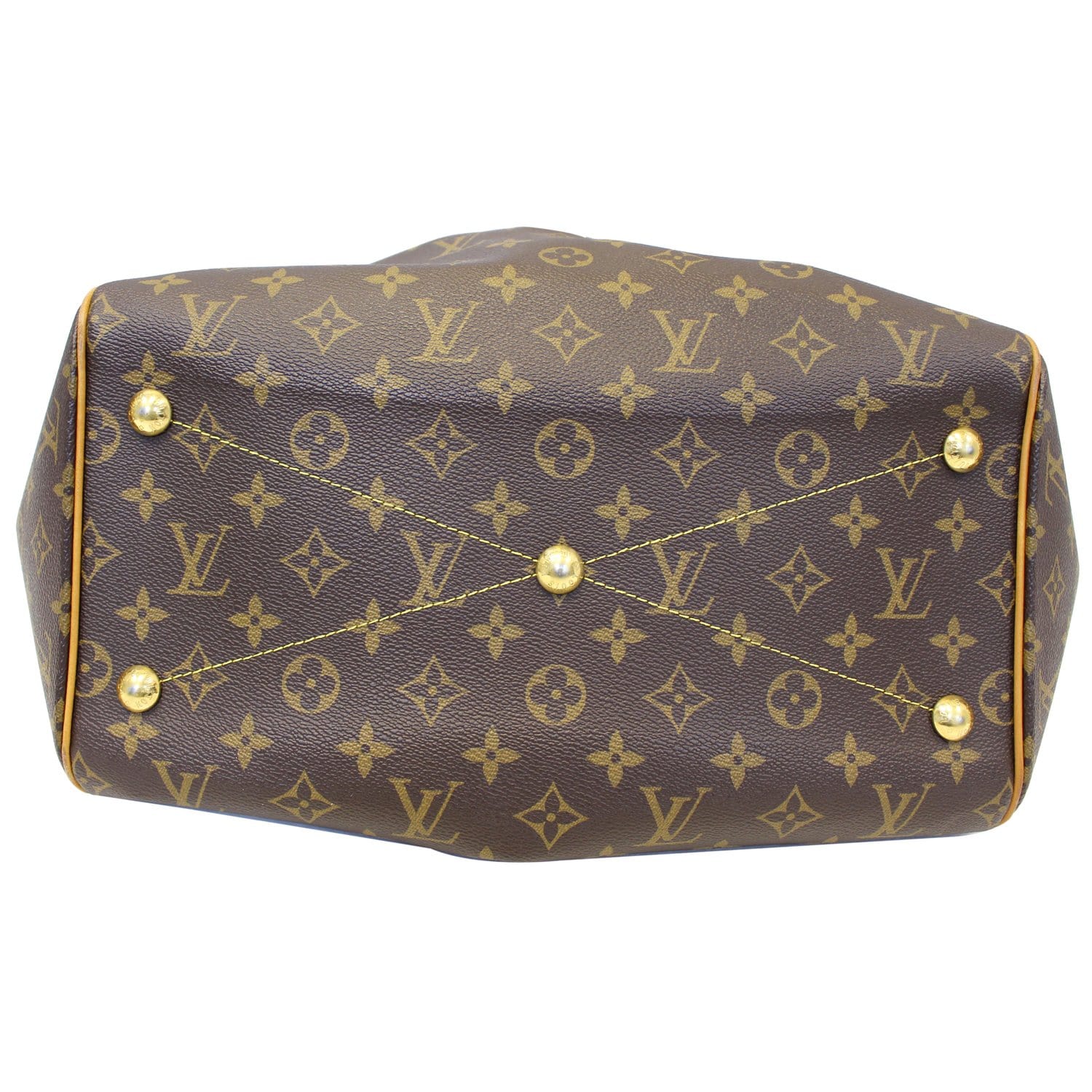 LOUIS VUITTON Tivoli GM Monogram Canvas Brown Shoulder Bag Brown-US