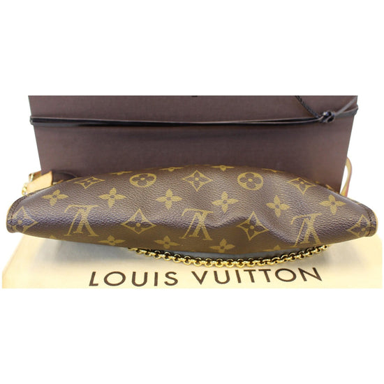 Louis Vuitton Sophie Clutch Monogram (With Leather Strap) Brown in Coated  Canvas with Gold-tone - US