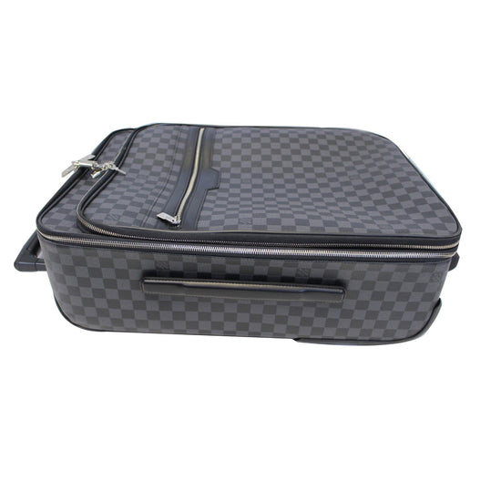 Black Louis Vuitton Damier Graphite Pegase Business Luggage 55 Travel –  Designer Revival
