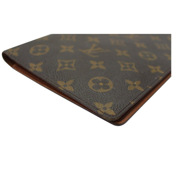 Authenticated Used Louis Vuitton LOUIS VUITTON Notebook Cover Monogram  Agenda PM Canvas Brown Unisex R20005 