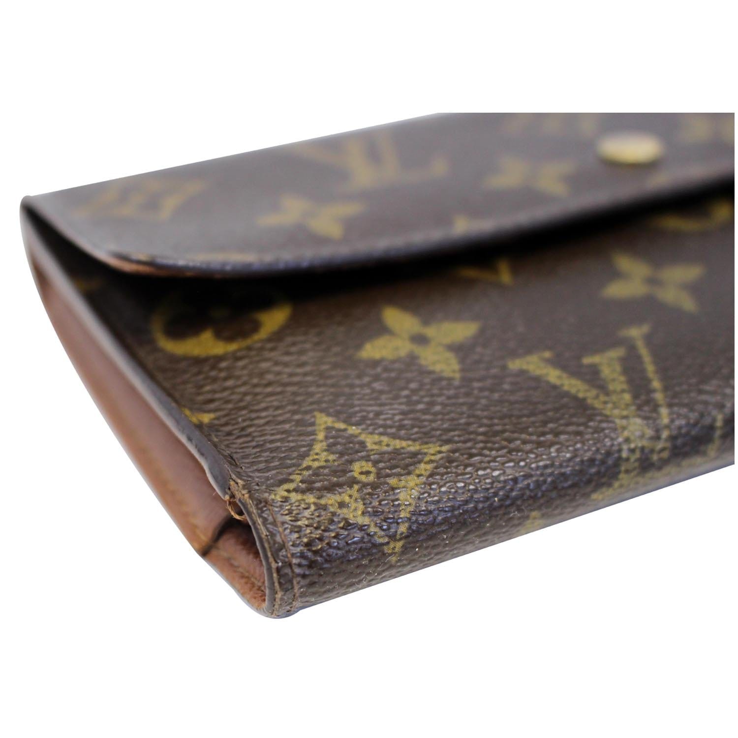 LOUIS VUITTON Porte Tresor International Monogram Canvas Wallet Brown-US